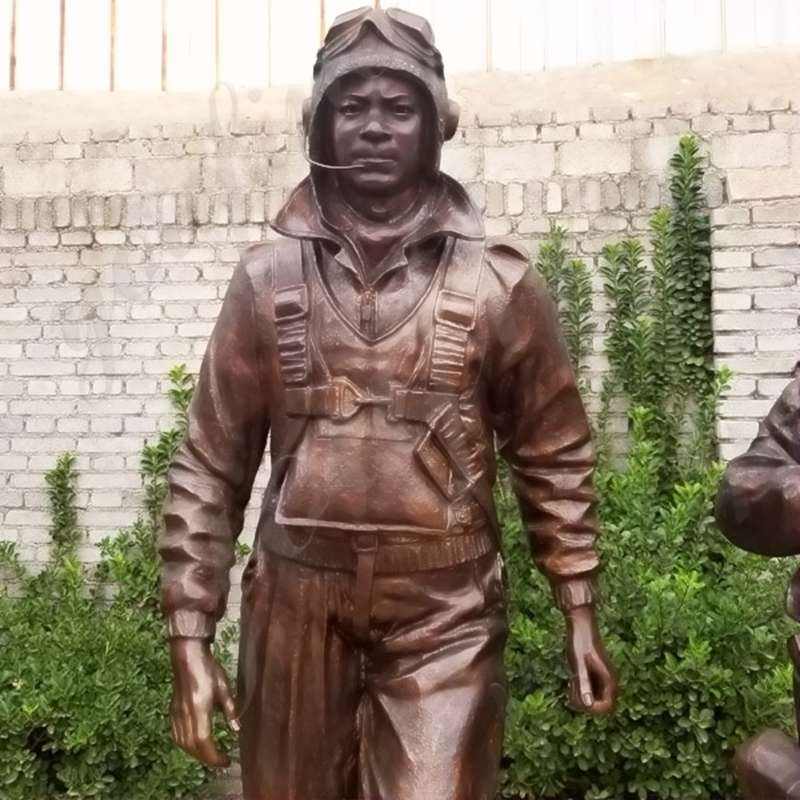 Custom Made Life Size Bronze Statue Tuskegee Airmen Statue Monument ...