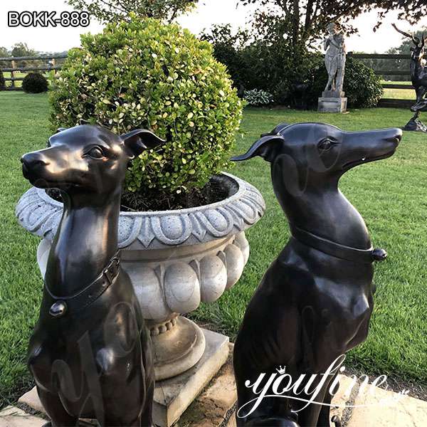 whippet garden statues for sale