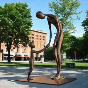 Outdoor Life Size Bronze Abstract Human Sculpture BOKK-424