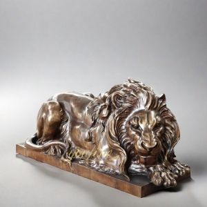 Large Bronze Lion Statue for Sale BOKK-491