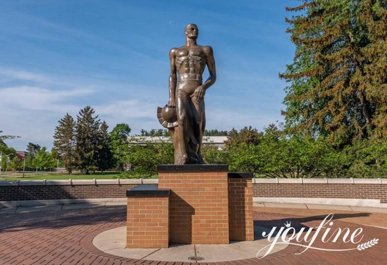 Life-size Bronze MSU Spartan Statue