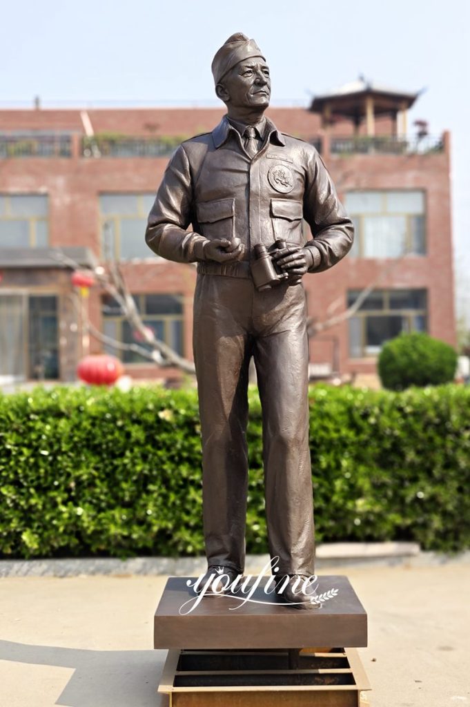 famous bronze military statue