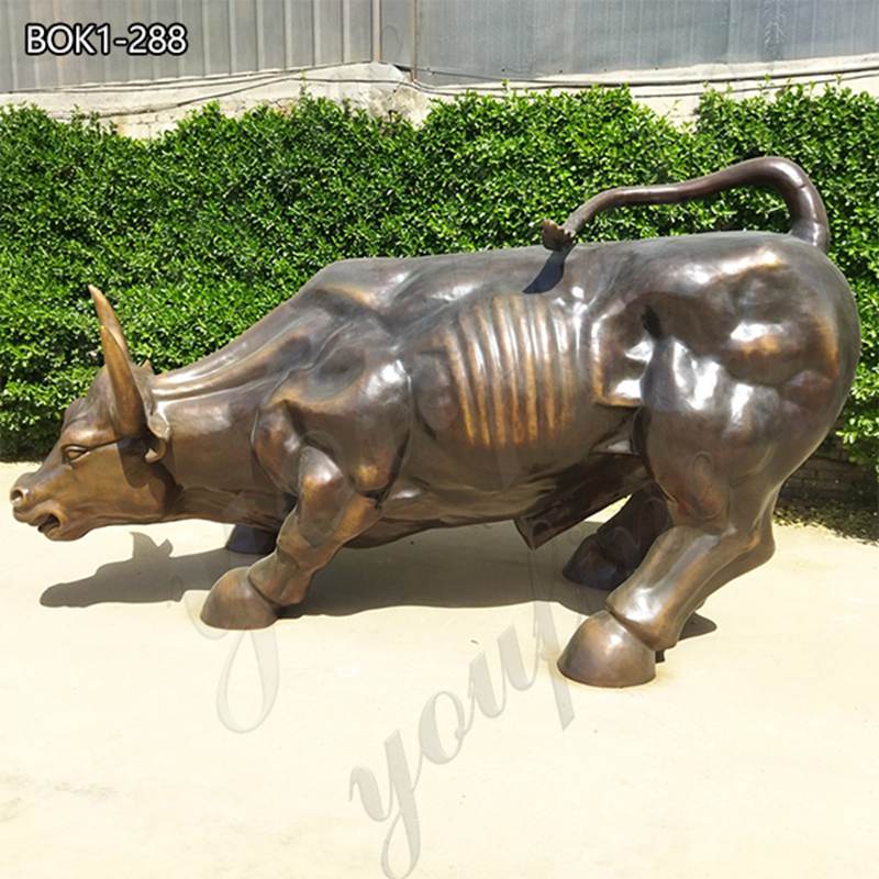 wall street bull bronze sculpture-YouFine Sculpture