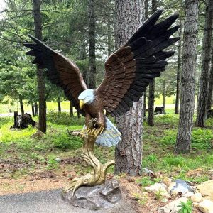 Bronze Bald Eagle Sculpture for Sale BOK1-240