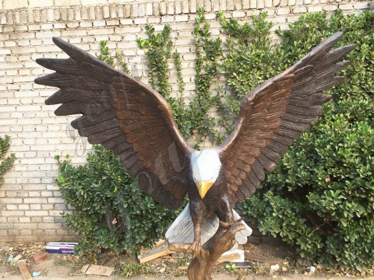 Outdoor Metal Eagle Sculpture - YouFine Sculpture