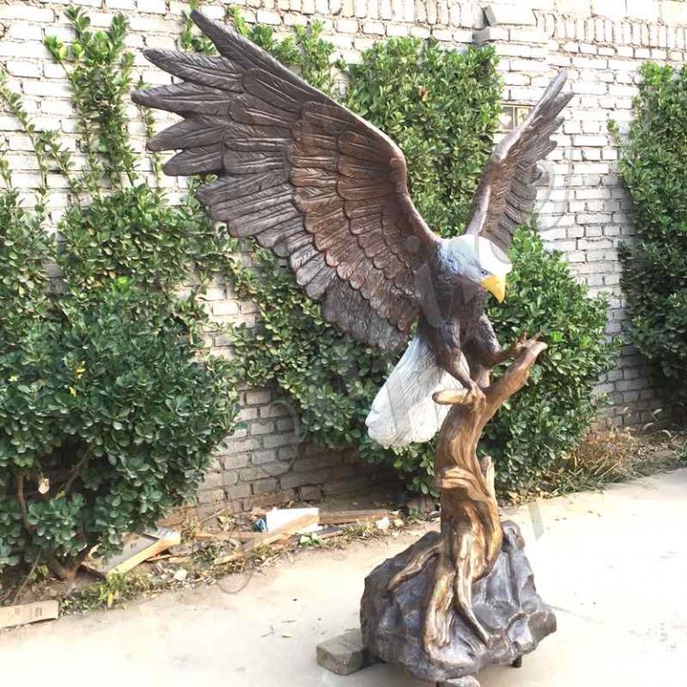 Outdoor Metal Eagle Sculpture - YouFine Sculpture