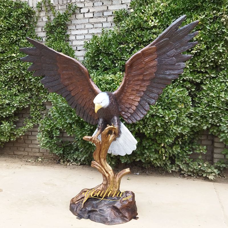 Large Flying Bronze Eagle Statues Wholesale from China Factory BOKK-601 - Bronze Eagle Sculpture - 6