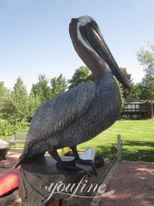 Large Outdoor Bronze Pelican Statue - YouFine Bronze Sculpture