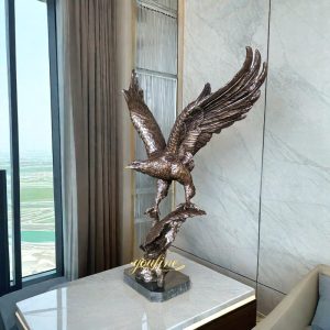 Antique Bronze Eagle Statue BOKK-465