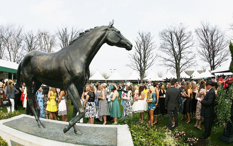 Red Rum Garden Bronze Racing Horse Statue Aintree Racecourse Replica - Bronze Horse Statues - 2