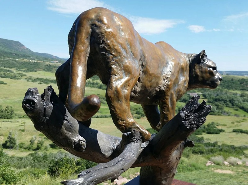 Life Size Bronze Mountain Lion Statue Factory Supplier - Bronze Lion Statues - 2