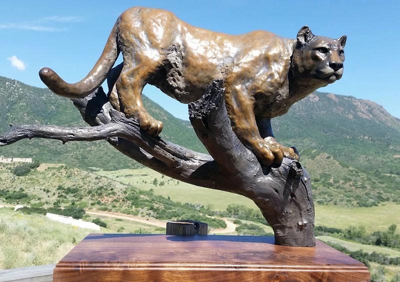 Life Size Bronze Mountain Lion Statue Factory Supplier - Bronze Lion Statues - 4