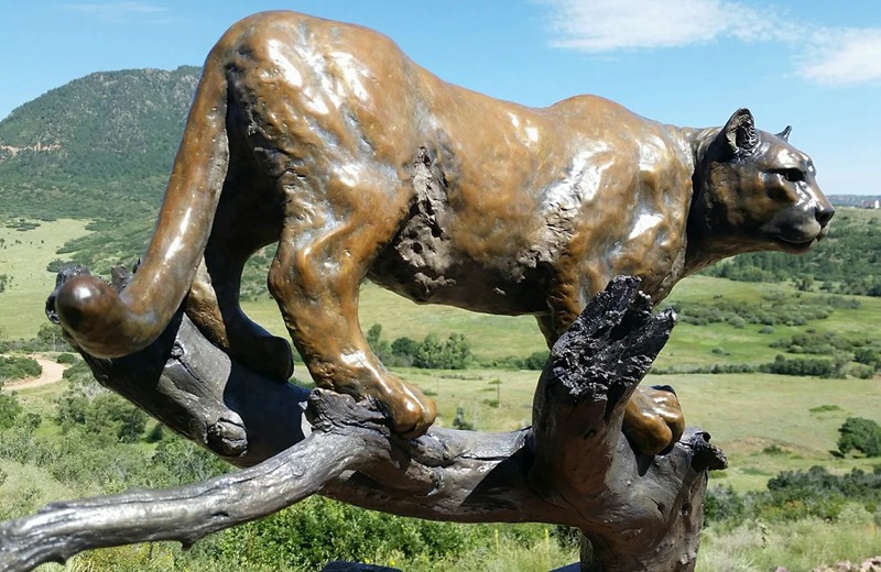 Life Size Bronze Mountain Lion Statue Factory Supplier - Bronze Lion Statues - 1