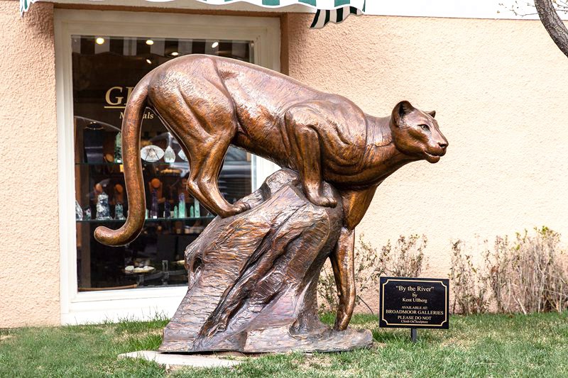 Life Size Bronze Mountain Lion Statue Factory Supplier - Bronze Lion Statues - 7