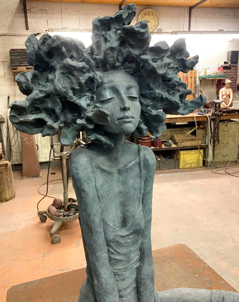 Bronze Valerie Hadida’s La Grande Zenitude Sculpture Replica for Sale - Famous Artists Sculpture - 2