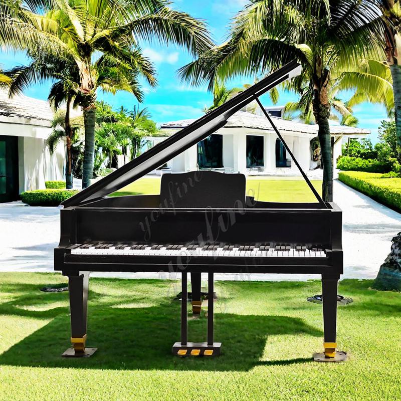 Large Bronze Piano Musical Instruments Sculpture for Sale -  - 1