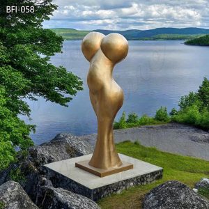 Abstract Bronze Female Body Sculpture for Sale