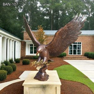 Life Size Bronze Falcon Statue BAN-107