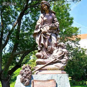 Bronze St Elizabeth of Hungary Statue BCH-018