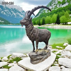 Life Size Bronze Ibex Statue for Sale BAN-124