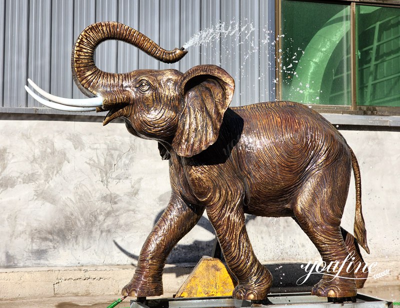 Custom Life-Size Bronze Elephant Structure Sculpture BOK1-205 - Bronze Elephant Statue - 9