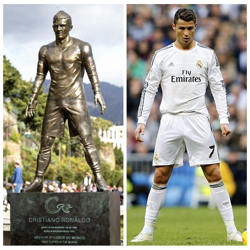 Full Size Bronze Madeira Ronaldo Statue BFI-038 - Bronze Football Statue - 3