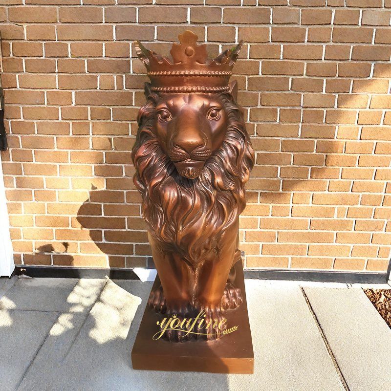 Top 10 Bronze Lion Statues for Home Entrance - Blog - 10