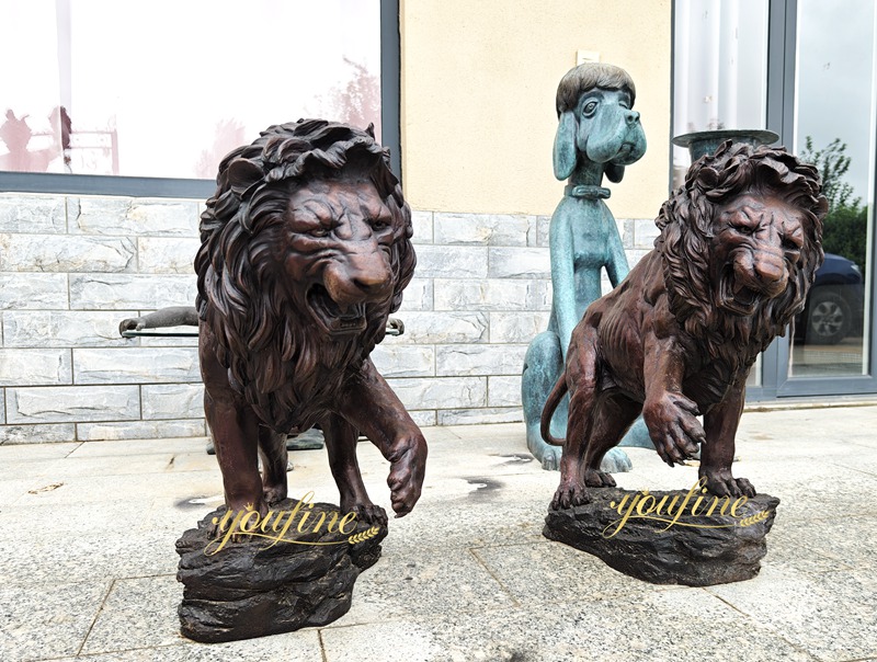 Top 10 Bronze Lion Statues for Home Entrance - Blog - 7