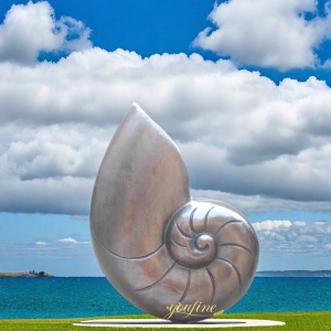 Large Bronze Shell Sculpture