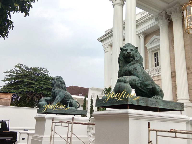 Top 10 Bronze Lion Statues for Home Entrance - Blog - 3