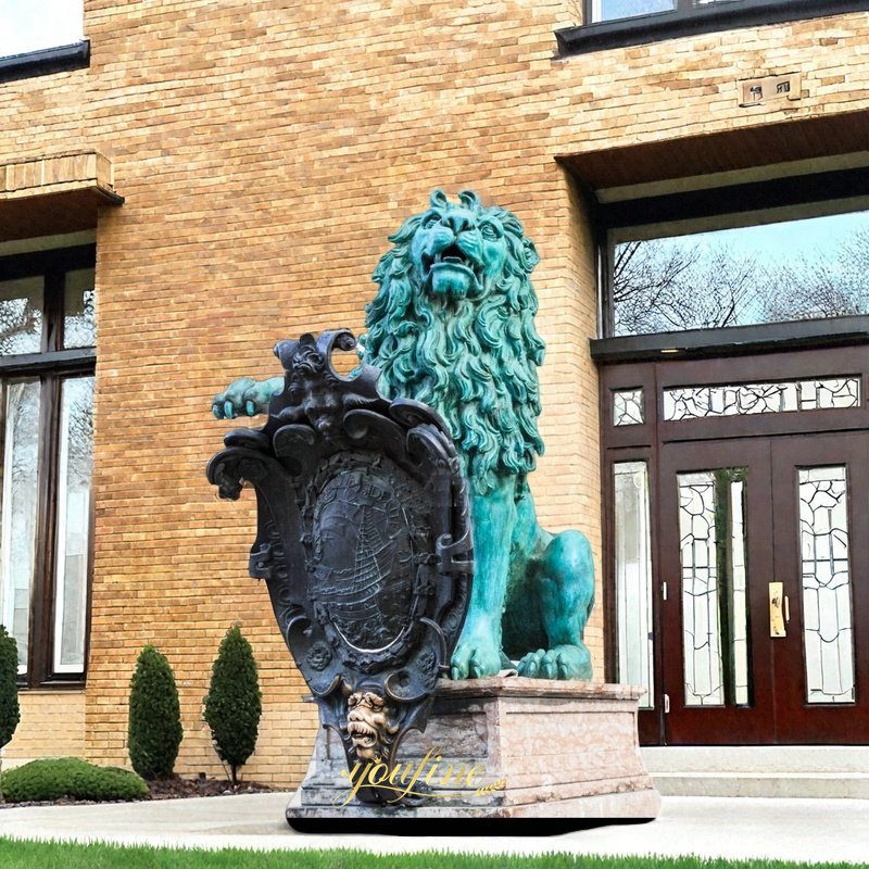 Top 10 Bronze Lion Statues for Home Entrance - Blog - 11