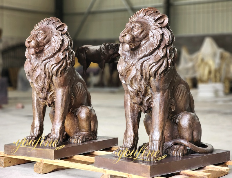 Top 10 Bronze Lion Statues for Home Entrance - Blog - 1