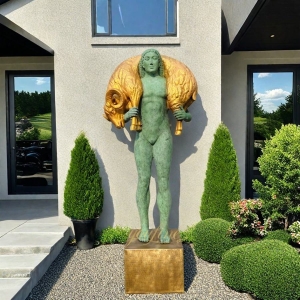 Life Size Bronze Jason with Golden Fleece BFI-149